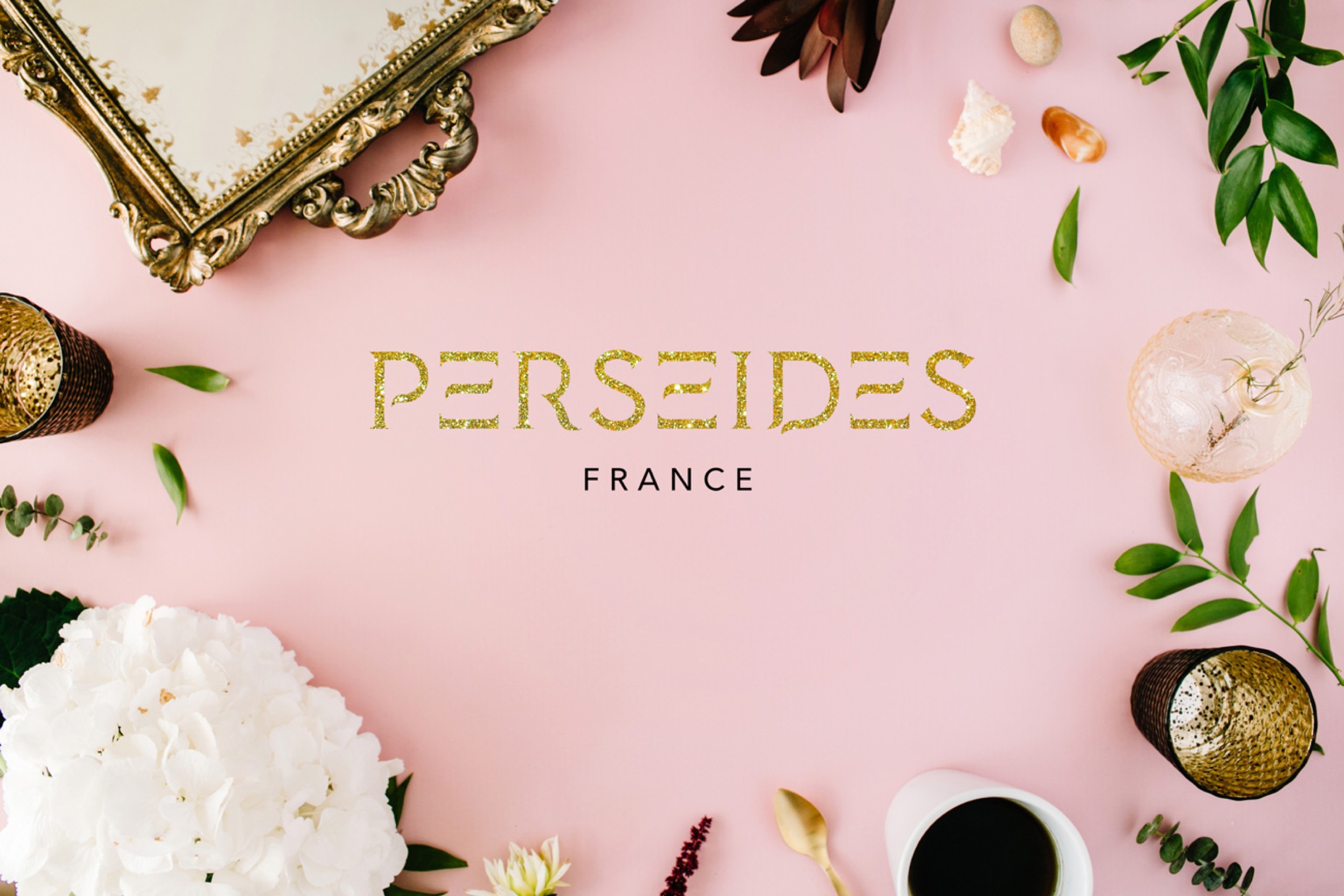 Création du logo et des packagings de la gamme cosmétique Perséides — Visuel principal