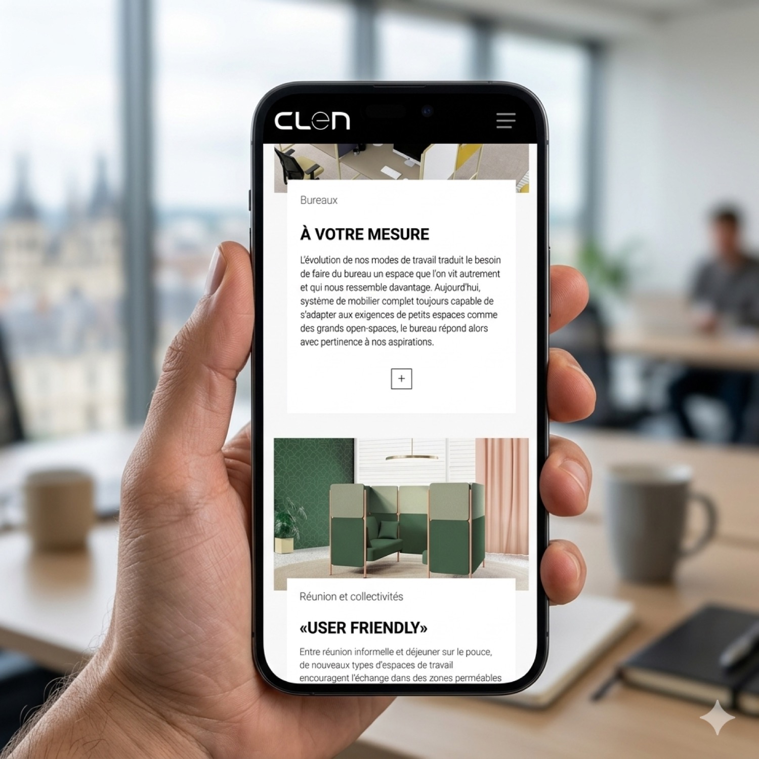 Web design du site groupe Clen Solutions et de clen.fr — Visuel du projet