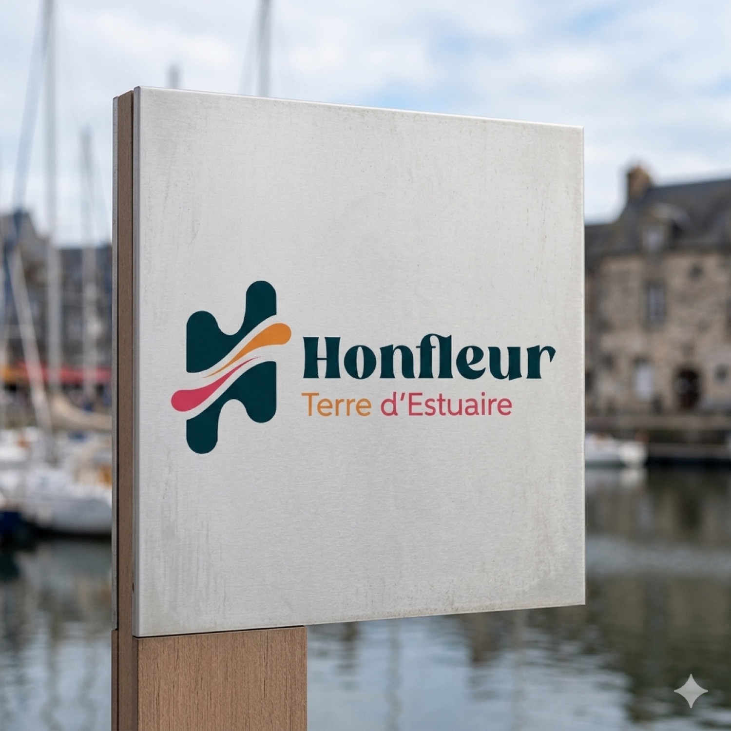 Création du logo et de la charte de l'office de tourisme Honfleur Terre d'Estuaire — Visuel du projet