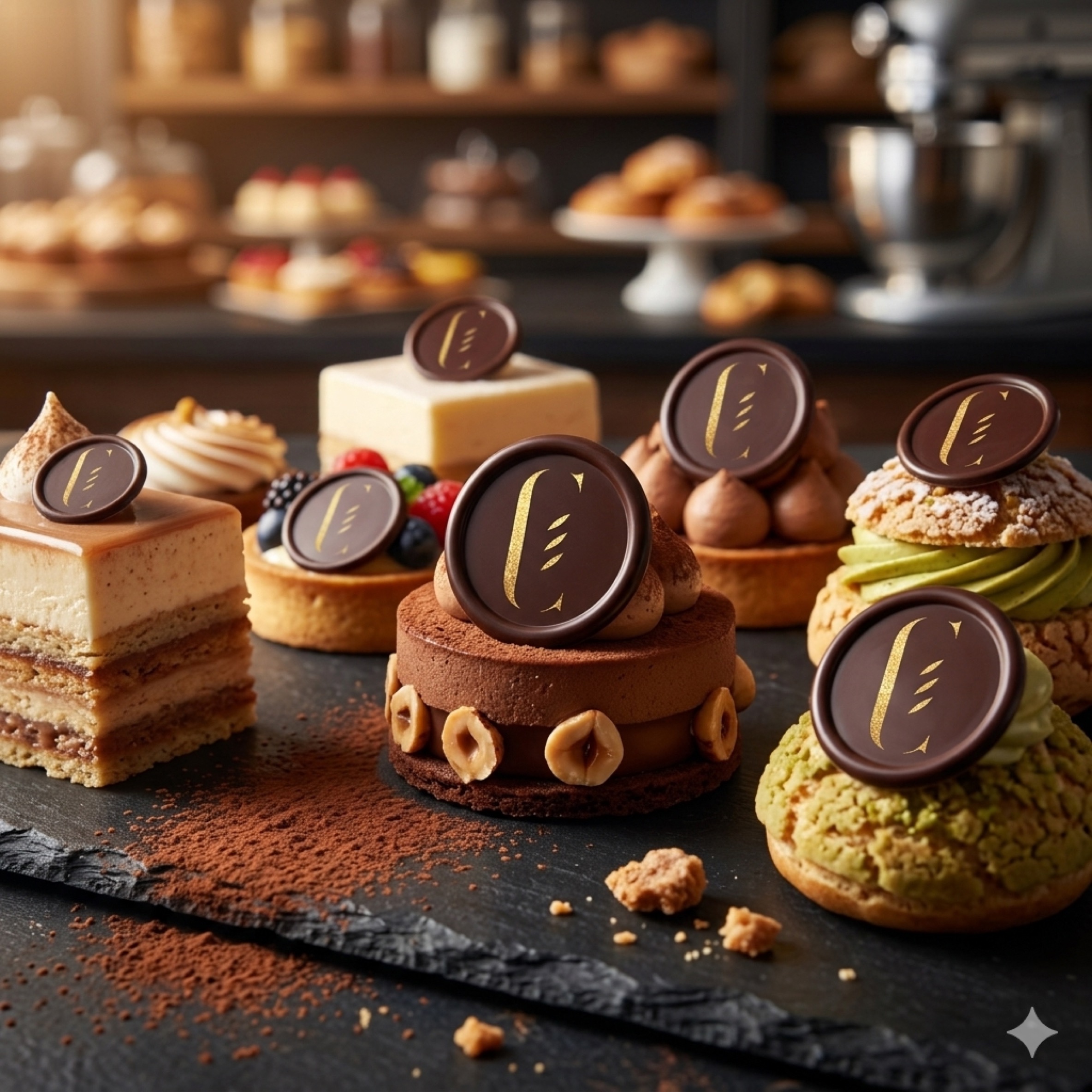 Création du logo d'une boulangerie-pâtisserie premium à Tours — Visuel 1