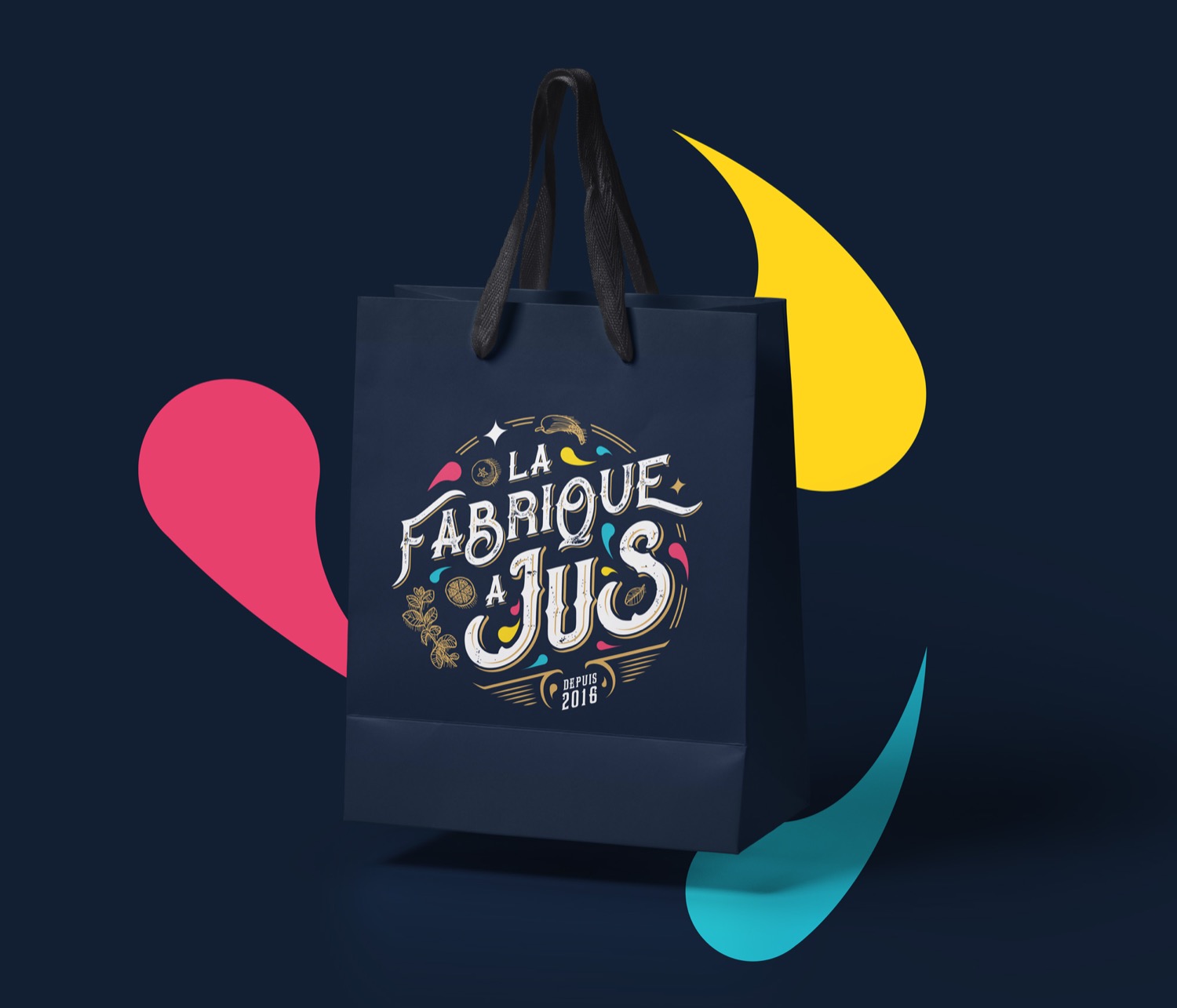 Refonte de l'identité visuelle d'un bar à jus de fruits frais — Visuel du projet