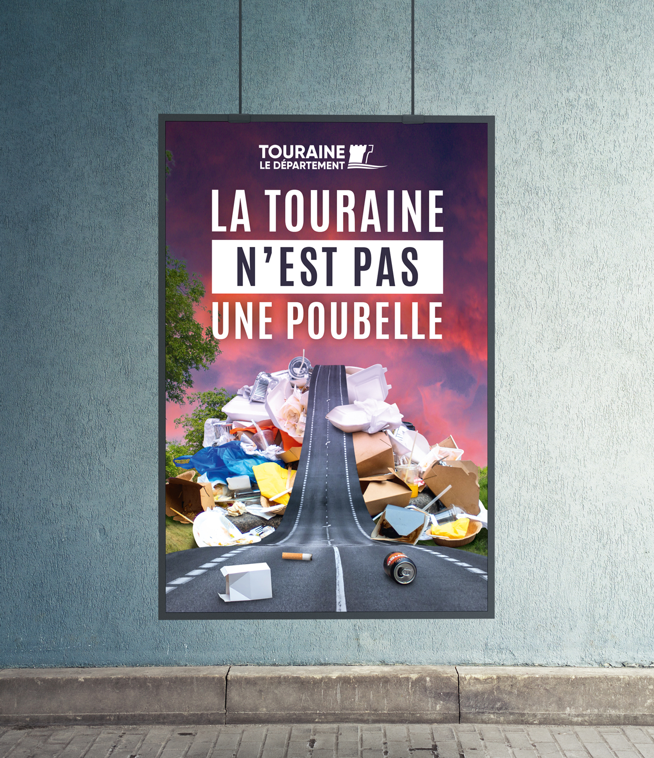 Affiche sensibilisation route