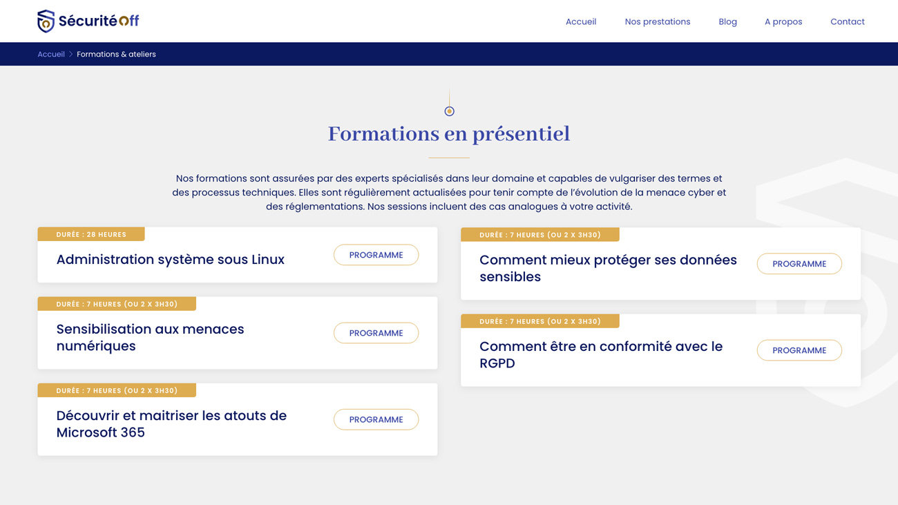 Site internet - Webdesign moderne