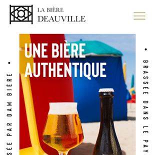 Webdesign et UI/UX Design pour La Bière Deauville