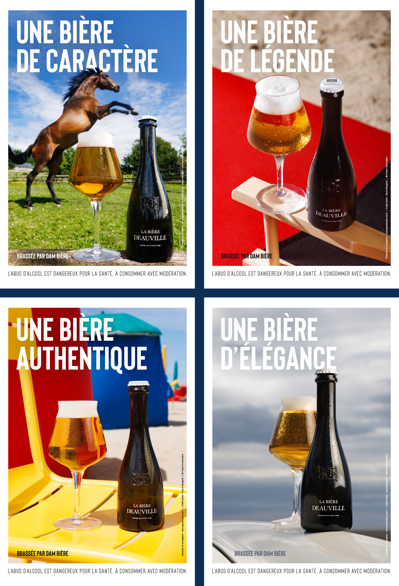 Campagne d'affichage La Bière Deauville